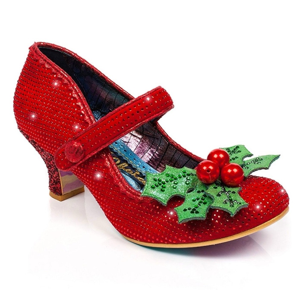 Christmas Little Holly Irregular Choice Shoes
